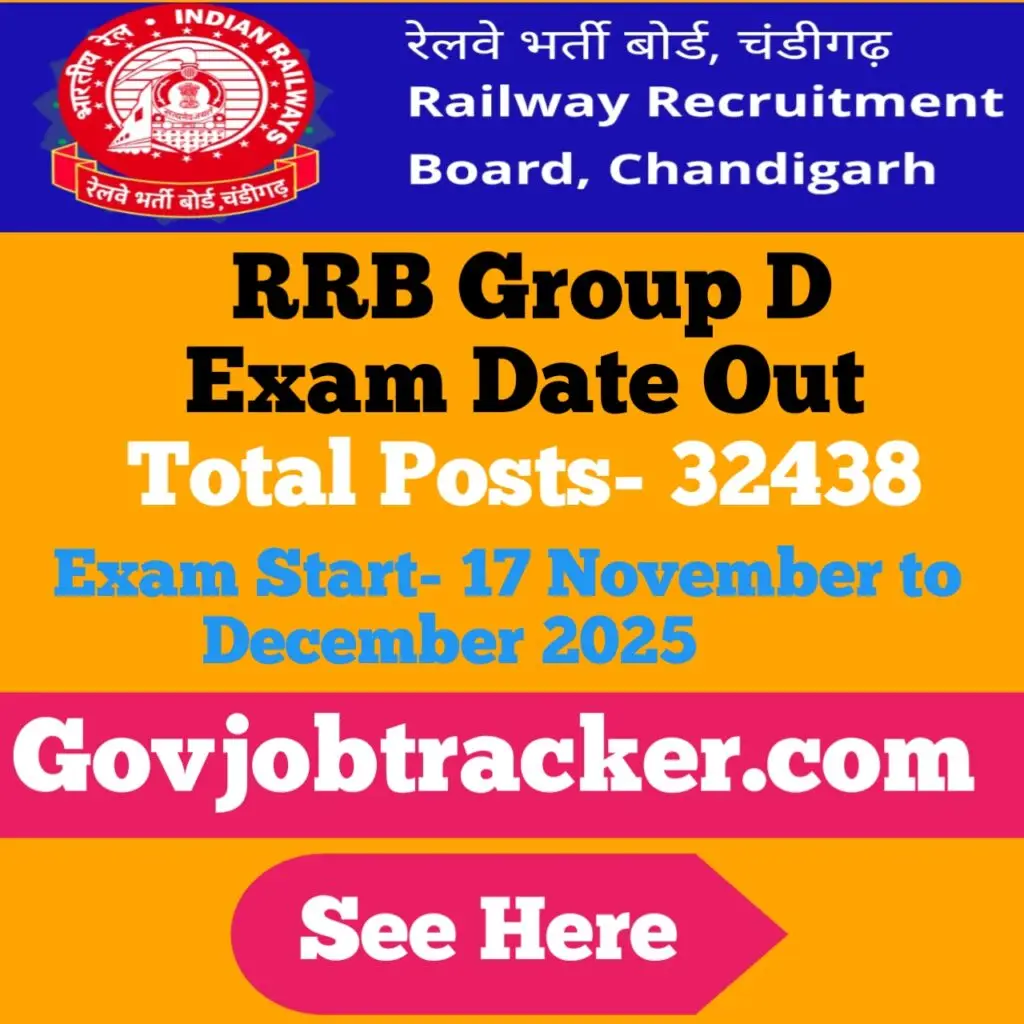 Railway Group D Exam Date 2025 Out Now