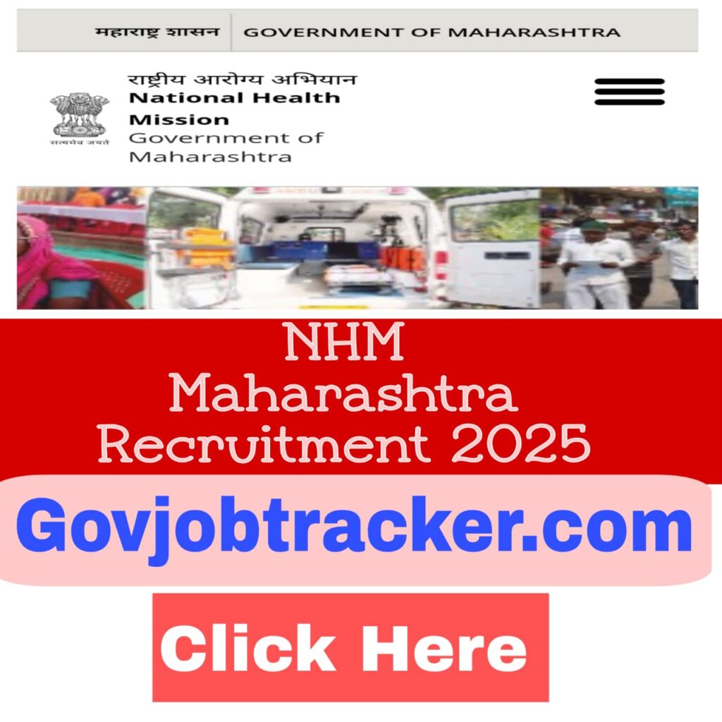 NHM Maharashtra CHO Online Form 2025
