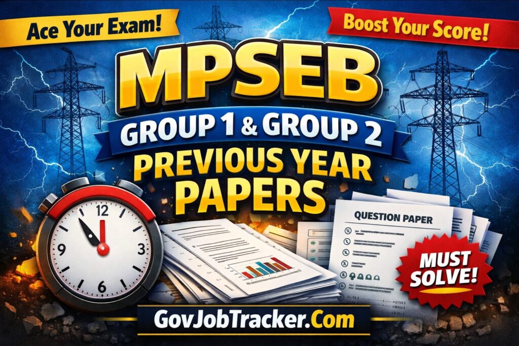 MPSEB Group 1 & Group 2 Previous Year Paper