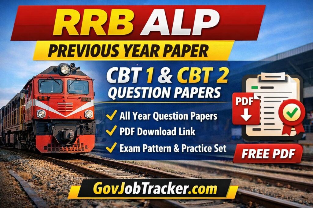 RRB ALP Previous Year Paper PDF