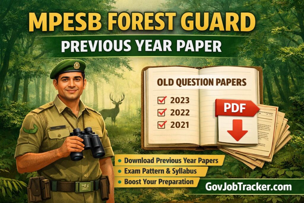 MPESB Forest Guard Previous Year Paper 