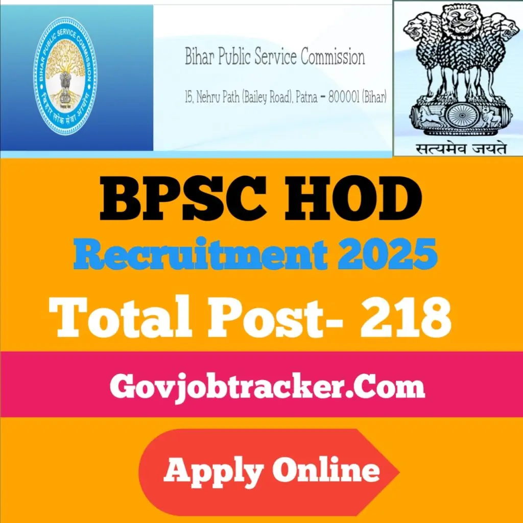 BPSC HOD Recruitment 2025