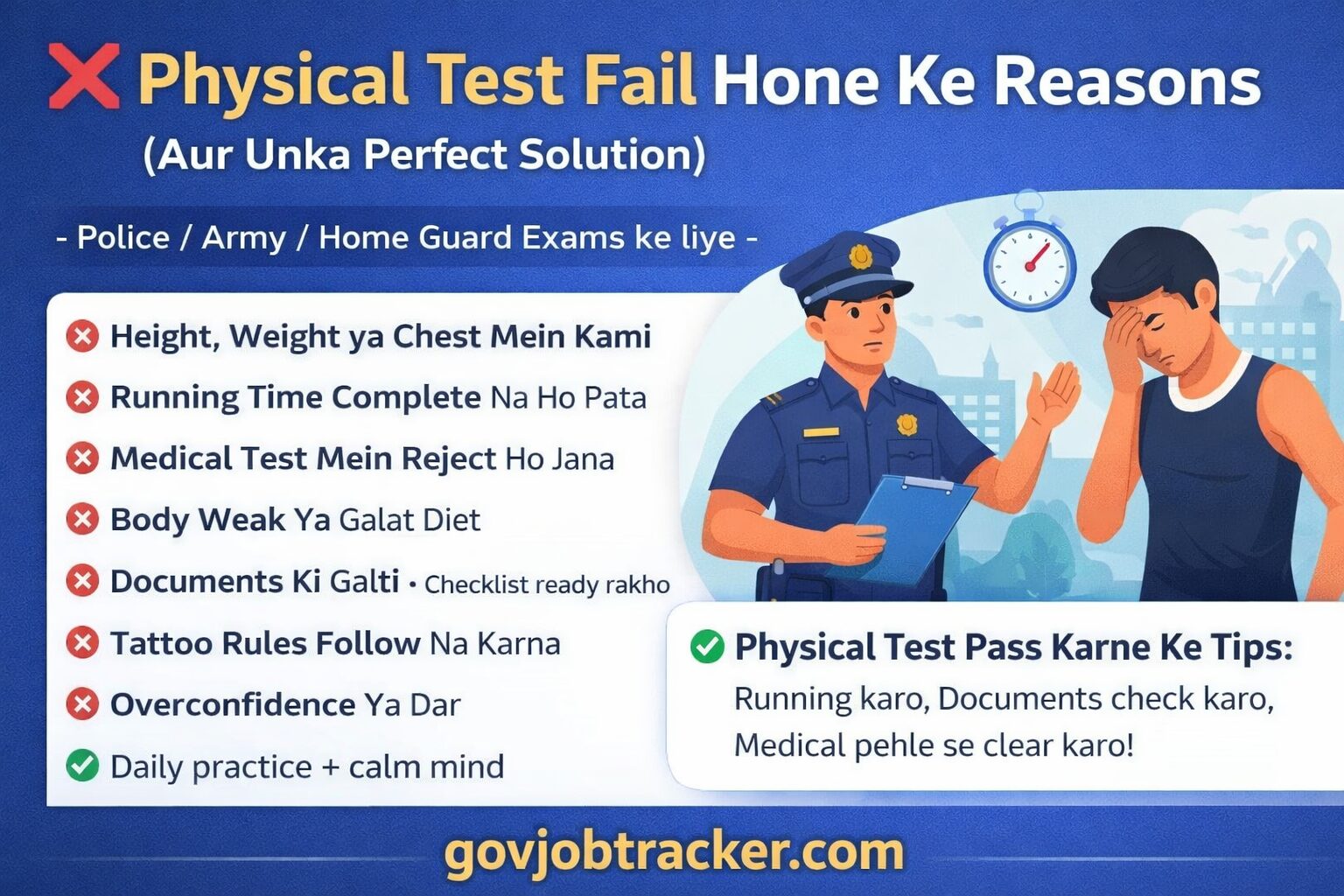 Physical Test Fail Hone Ke Reasons/ 7 tips and Proper Guide and ...