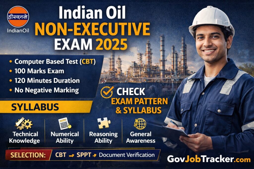 IOCL Non Executive Online Form 2025