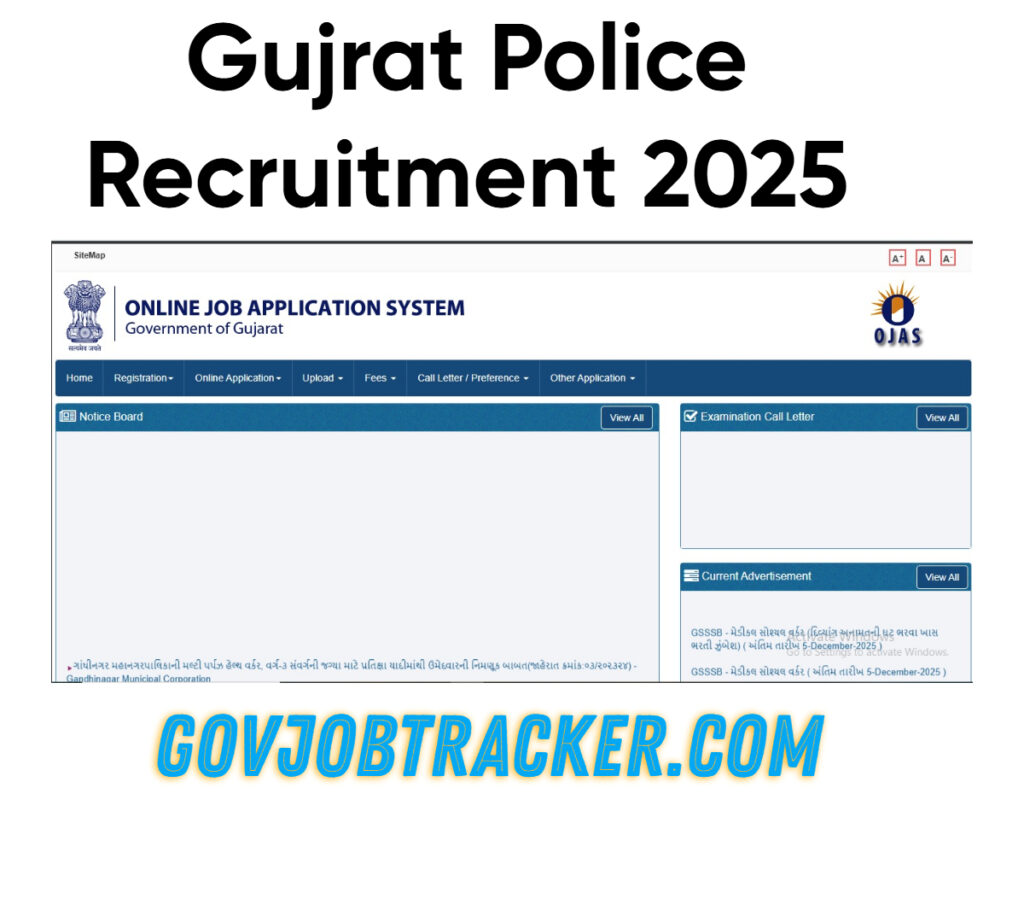 Gujarat Police Recruitment 2025