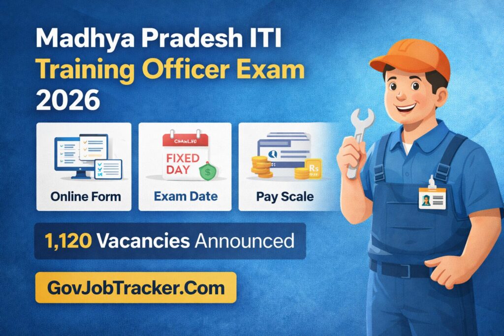 Madhya Pradesh ITI Training Officer Exam 2026