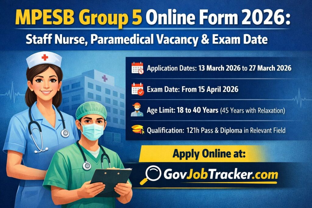 MPESB Group 5 Online Form 2026