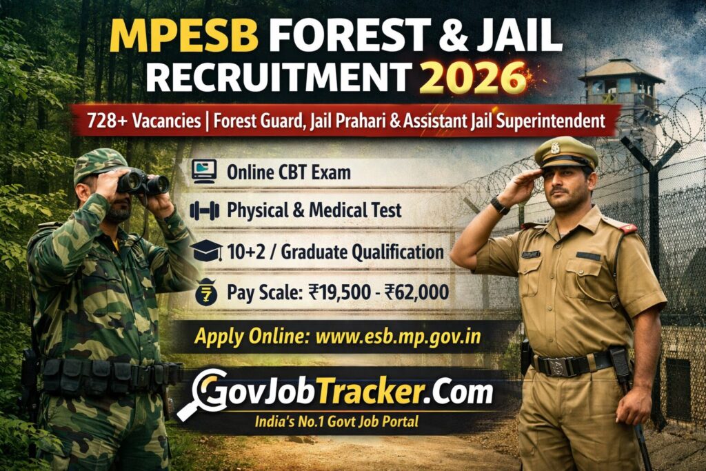 MPESB Forest & Jail Recruitment 2026